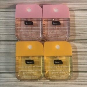 BPure Hand Sanitizer Brazilian Caramel (2) Jasmine Dragon Fruit (2) B•Pure